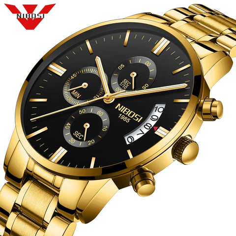 NIBOSI Relogio New Quartz Watches for Men