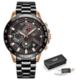 LIGE 2019 New Quartz Watches for Men