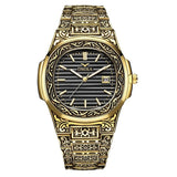 ONOLA 2019 New Golden Quartz Watch For Men