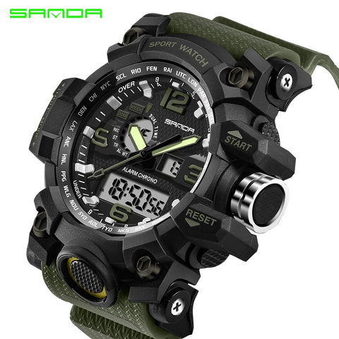 SANDA Top 2019 Military Sport Watch for Men