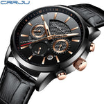 CRRJU 2019 New Fashion Quartz-Watches for Men