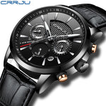 CRRJU 2019 New Fashion Quartz-Watches for Men